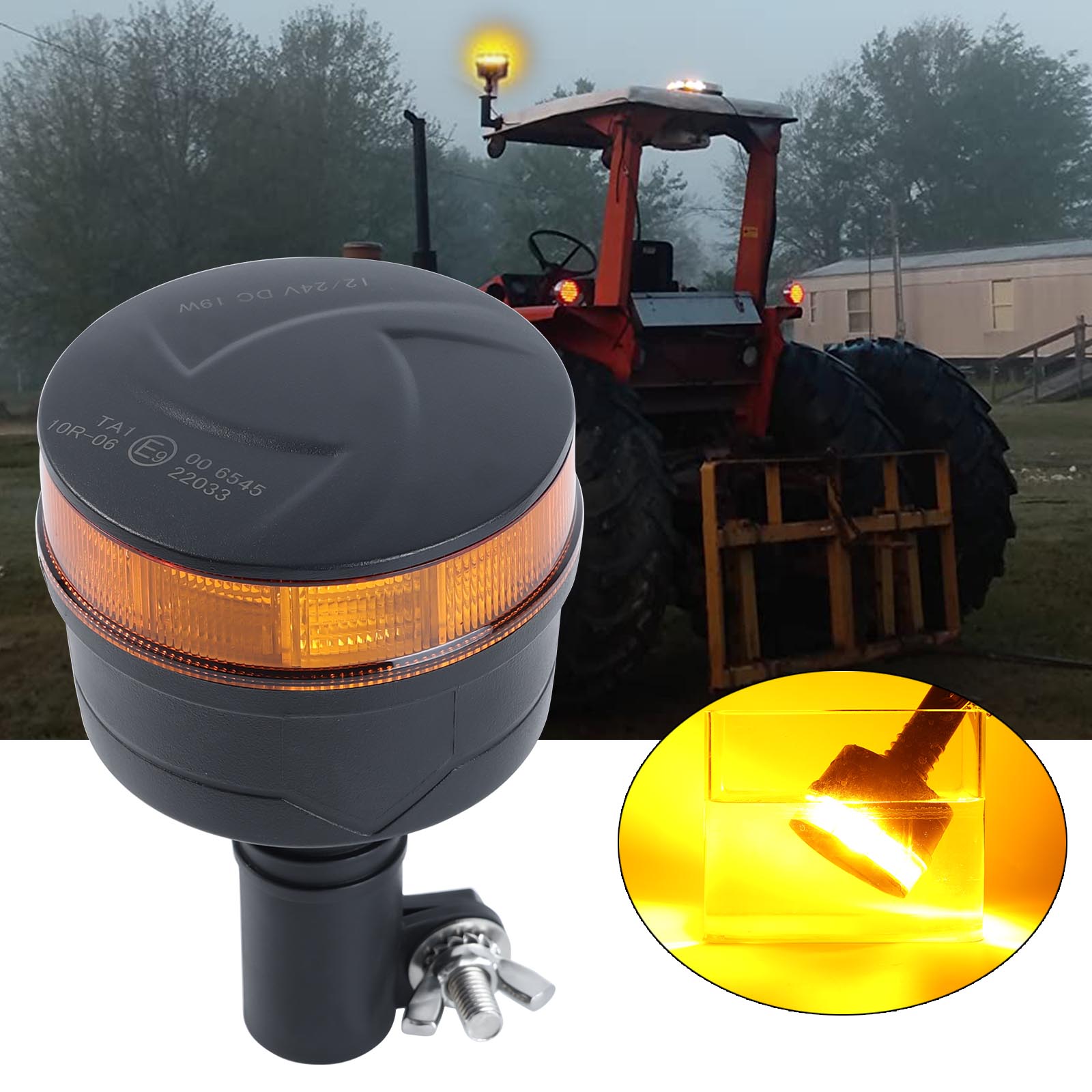 Industrial Laser Pointer 24V - 12V 24V Emergenza Strobe Avvertimento Faro