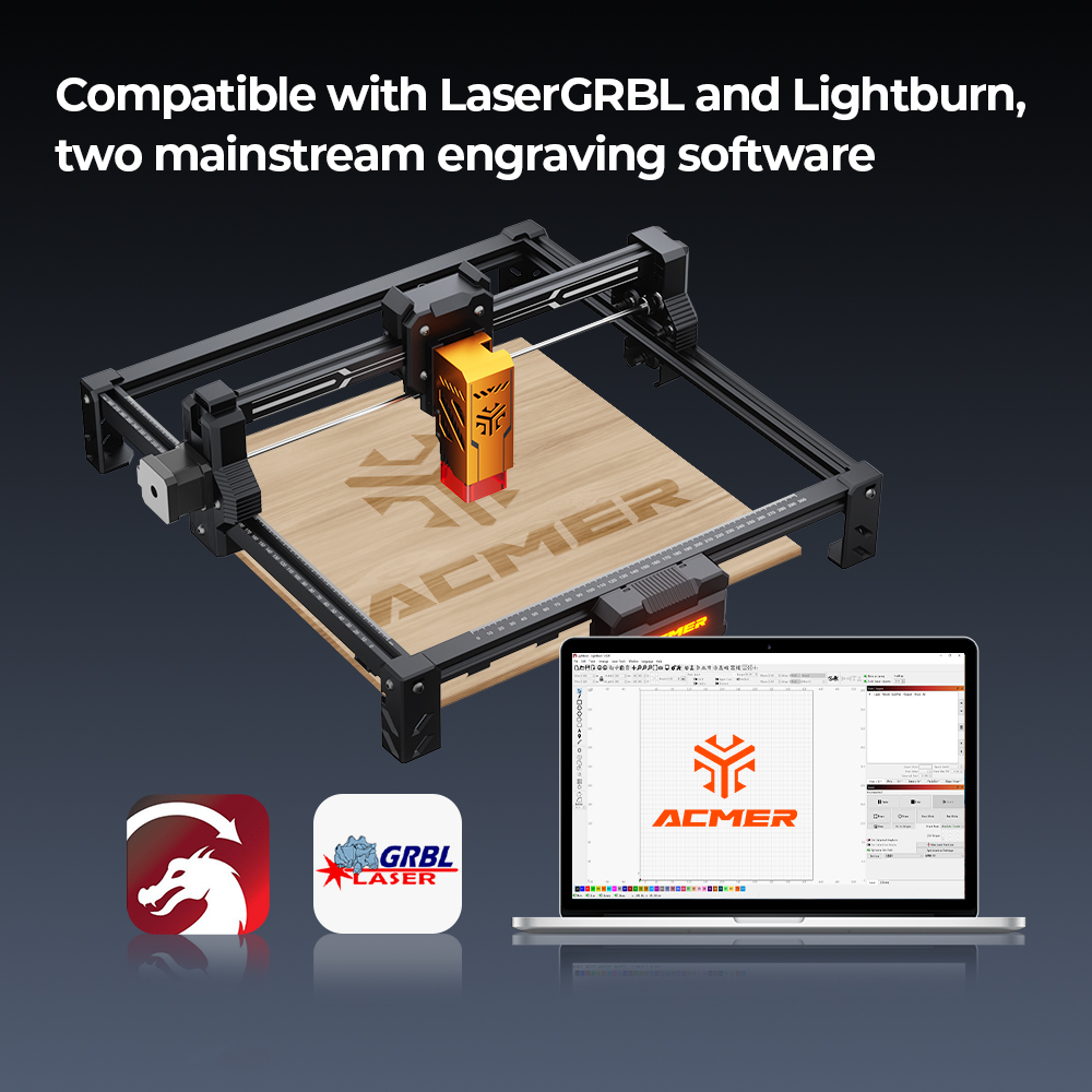 Industrial Laser Printing Machine - Incisore e Tagliatrice Laser ACMER S2