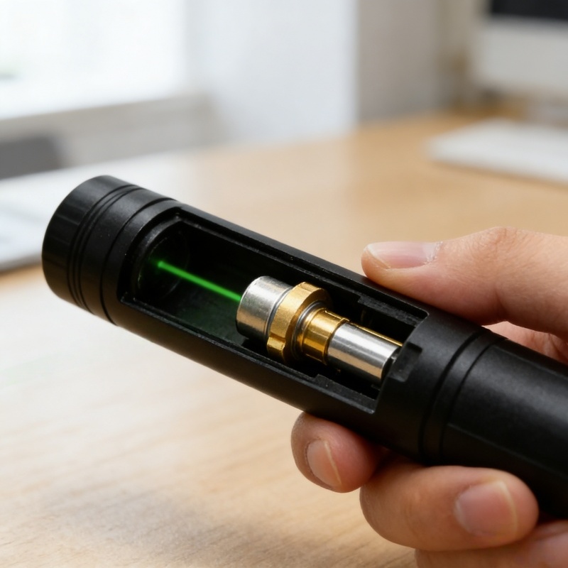 Laser Beam Expander - Modulo Diodo Laser Verde 800mW 520nm