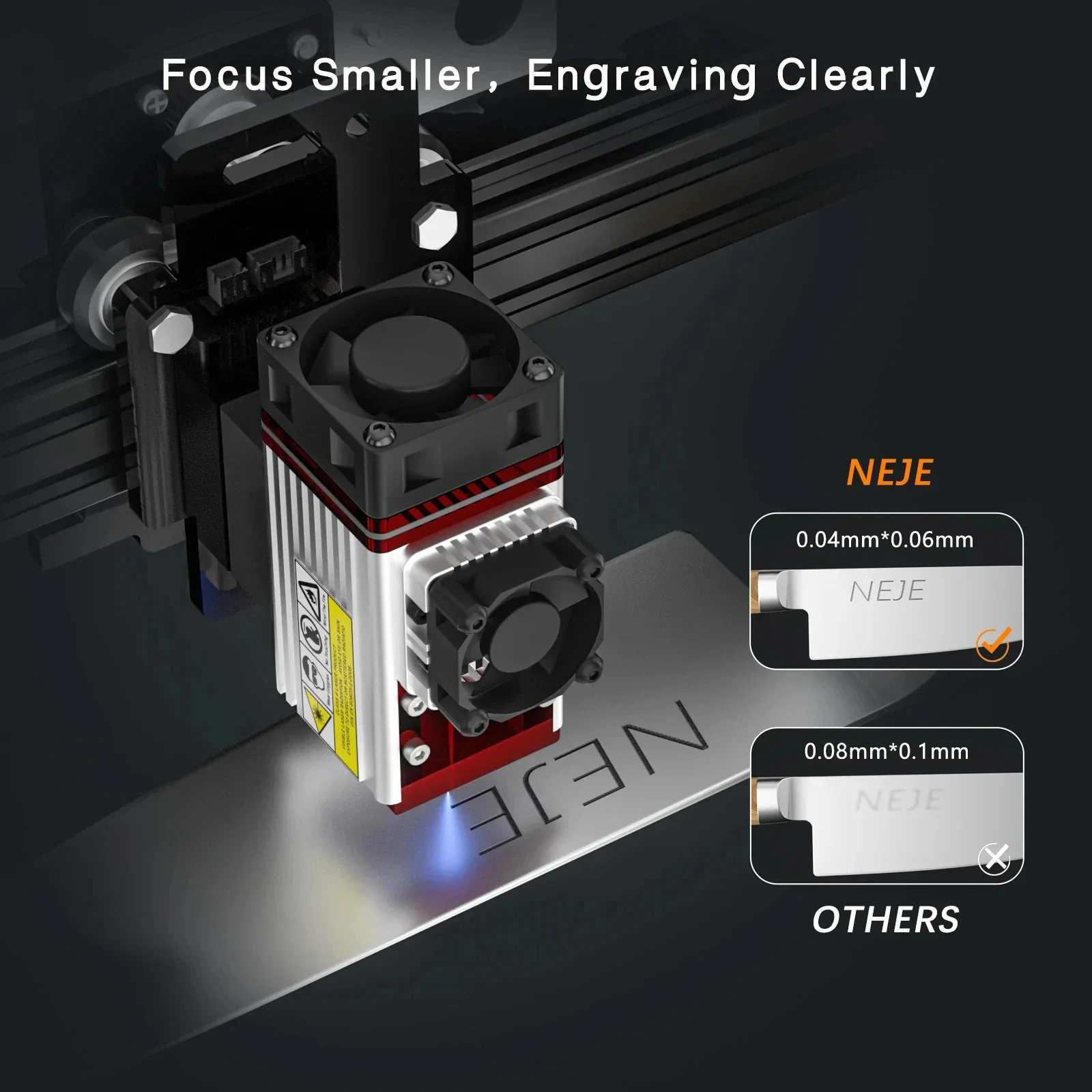 Laser Beam Expander - Modulo Laser Premium NEJE N30820/E30/E40/A40630/A40640 da