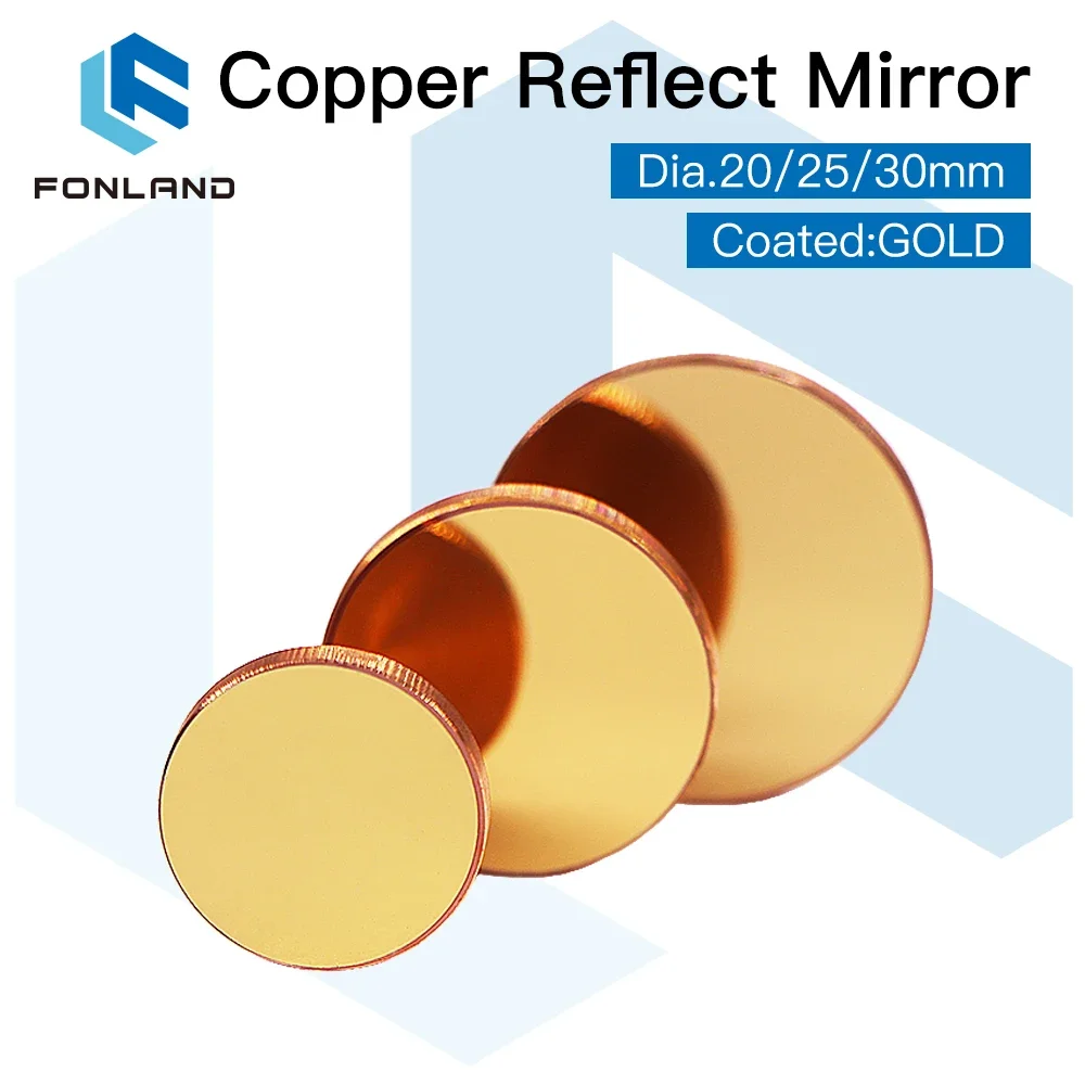 Co2 Laser Mirror - 3 pezzi Fonland rame riflette specchio