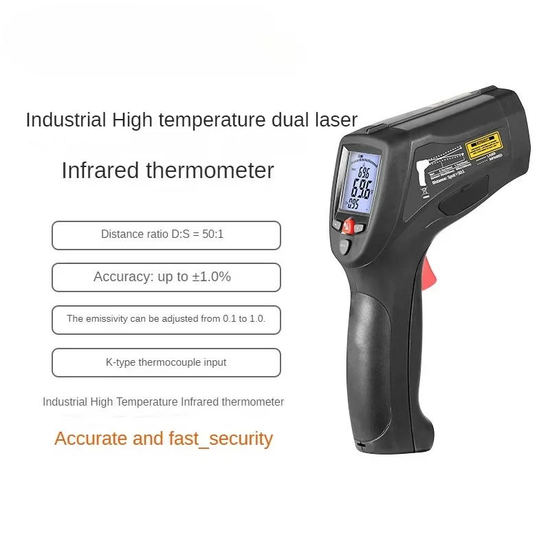 Industrial Laser Brands - Termometro a Infrarossi Professionale True RMS