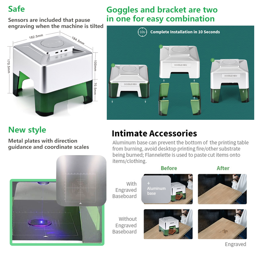 Mini Incisore Laser 3W Portati - Industrial Laser Printing Machine recensione e prezzo