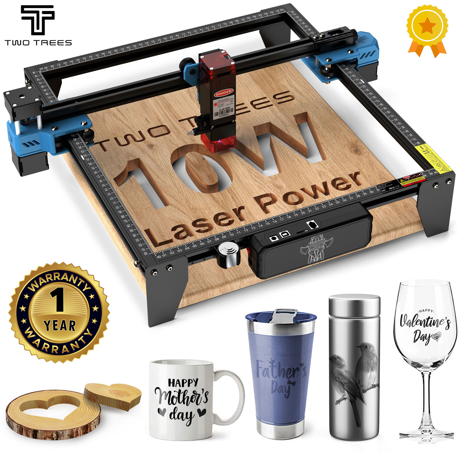TwoTrees TTS-10 Pro 80W Inciso - Industrial Laser Printing Machine recensione e prezzo
