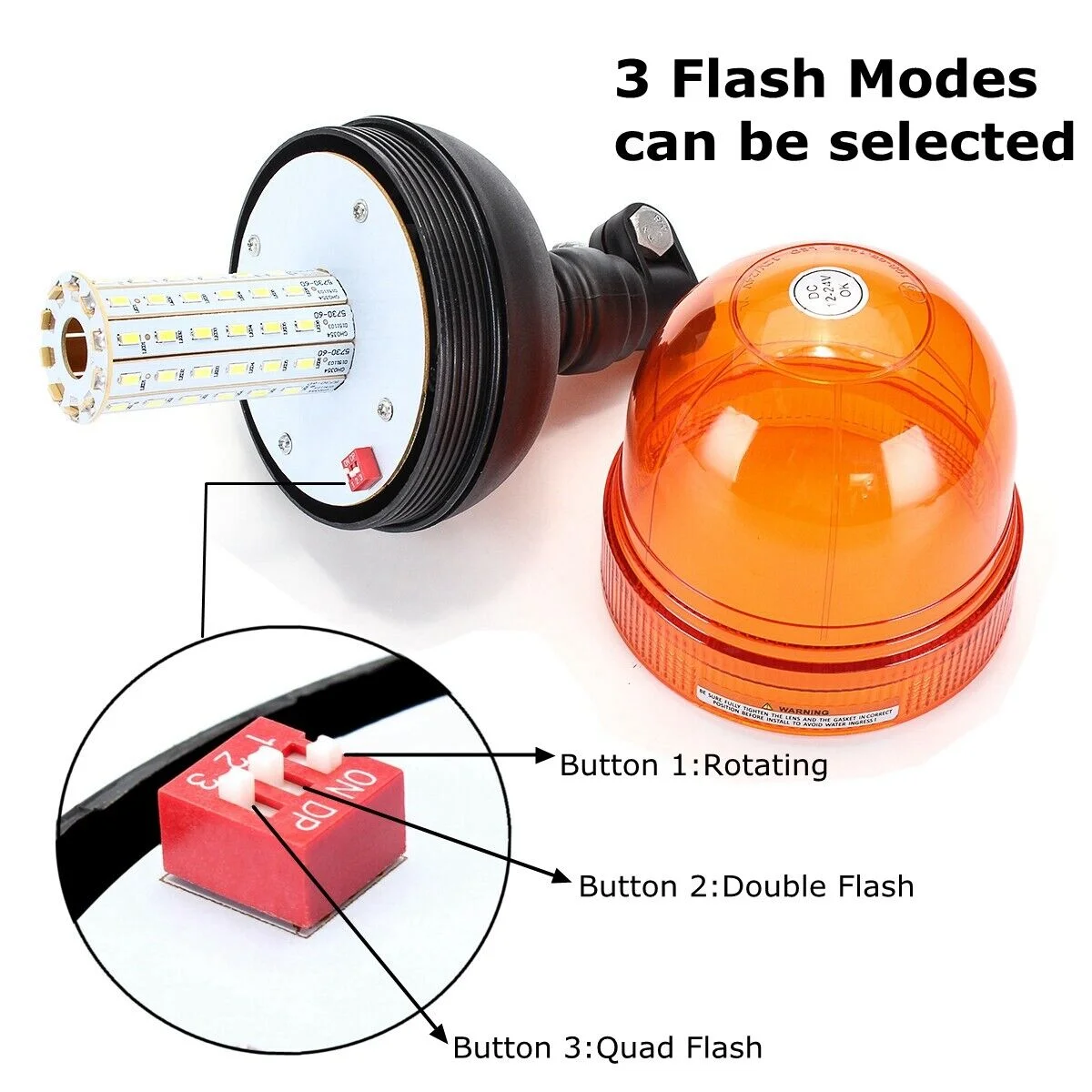 1/2 pz 12V 24V 60 LED ambra ca - Industrial Laser Pointer 24V recensione e prezzo