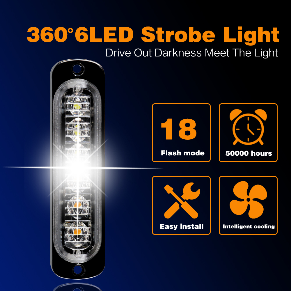 6 luci stroboscopiche a LED lu - Industrial Laser Pointer 24V recensione e prezzo